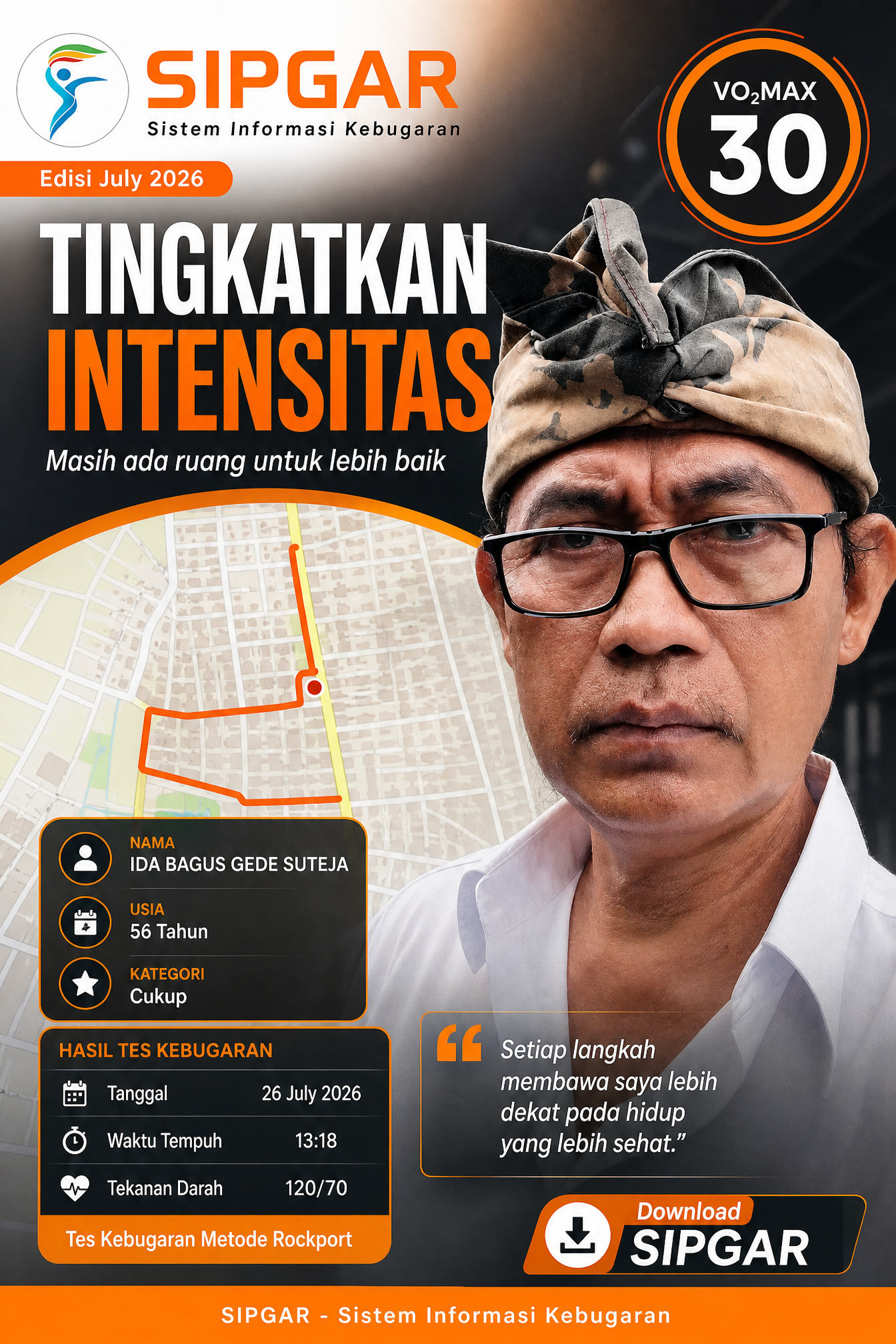 Cover hasil tes kebugaran IDA BAGUS GEDE SUTEJA