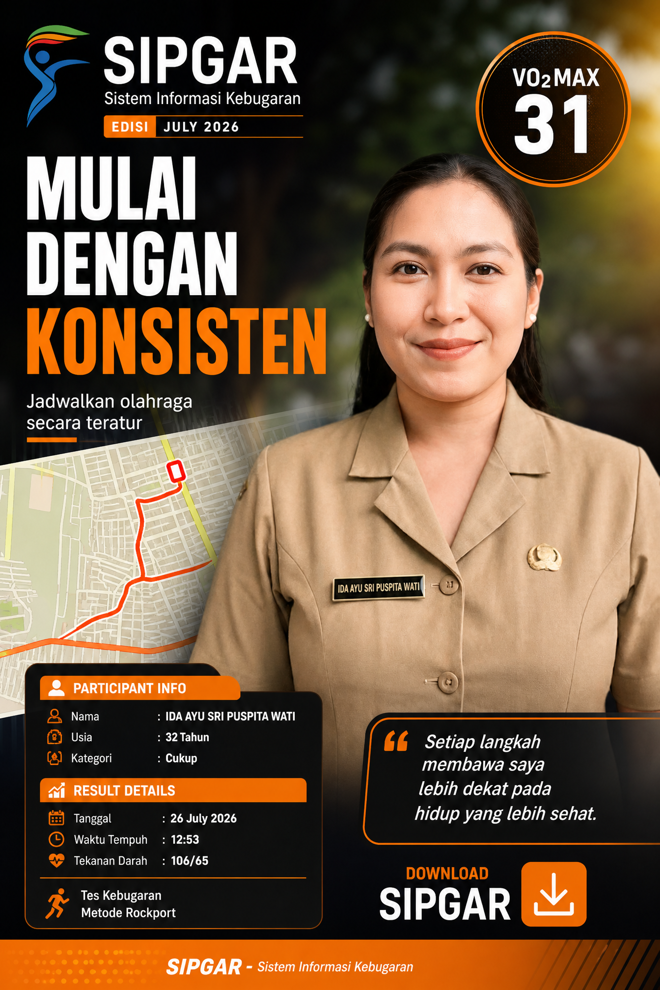 Cover hasil tes kebugaran IDA AYU SRI PUSPITA WATI