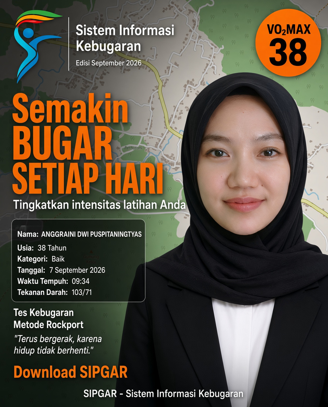 Cover hasil tes kebugaran ANGGRAINI DWI PUSPITANINGTYAS